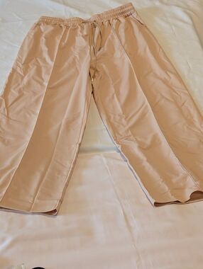 Women's 2XL Beige Drawstring Casual Pants